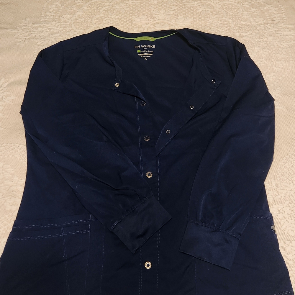 HH Works Navy Button-Up Jacket